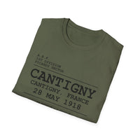 CANTIGNY WWI | 1st Infantry Division | AEF Sector Series Softstyle T-Shirt
