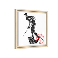 Iron Mike-Belleau Wood Monument |Matte Canvas | Framed