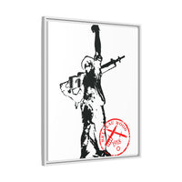 Iron Mike- MCRD Parris Island- Matte Canvas Framed