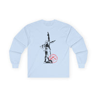IRON MIKE MCRD PI (Black Ink) | WWI AEF ICONS SERIES | BELLEAU WOOD 1918™ | Long Sleeve T Shirt