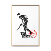 Iron Mike-Belleau Wood Monument |Matte Canvas | Framed
