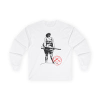 IRON MIKE QUANTICO (Black Ink) | WWI AEF ICONS SERIES | BELLEAU WOOD 1918™ | Long Sleeve T Shirt