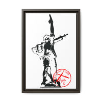 Iron Mike- MCRD Parris Island- Matte Canvas Framed