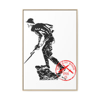 Iron Mike-Belleau Wood Monument |Matte Canvas | Framed