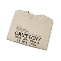 Cantigny 28 May 1918 Crewneck Sweatshirt — Vintage WWI Military Tribute