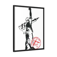 Iron Mike- MCRD Parris Island- Matte Canvas Framed