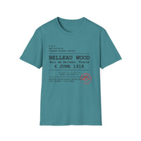 BELLEAU WOOD | U.S. Marines | Château-Thierry 1918 | AEF Sector Series | Softstyle T-Shirt | Bois de Belleau 6 June 1918
