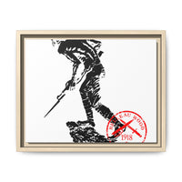 Iron Mike-Belleau Wood Monument |Matte Canvas | Framed