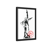Iron Mike- MCRD Parris Island- Matte Canvas Framed
