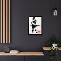 Belleau Wood 1918 Soldier Illustration Framed Poster | WWI Trench Art Print