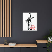 Iron Mike- MCRD Parris Island- Matte Canvas Framed