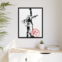 Iron Mike- MCRD Parris Island- Matte Canvas Framed