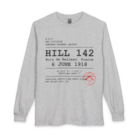 HILL 142 | Battle of Belleau Wood|  Long Sleeve Tee | WWI |5th Marines - DEVIL DOGS