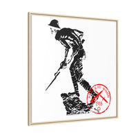 Iron Mike-Belleau Wood Monument |Matte Canvas | Framed