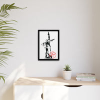 Iron Mike- MCRD Parris Island- Matte Canvas Framed