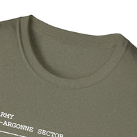 MEUSE ARGONNE OFFENSIVE | WWI | U.S. Marines | AEF Sector Series Softstyle T-Shirt (White)
