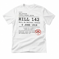 Hill 142 WWI | U.S. Marines | Château-Thierry 1918 | AEF Sector Series Softstyle T-Shirt | Bois de Belleau 6 June 1918