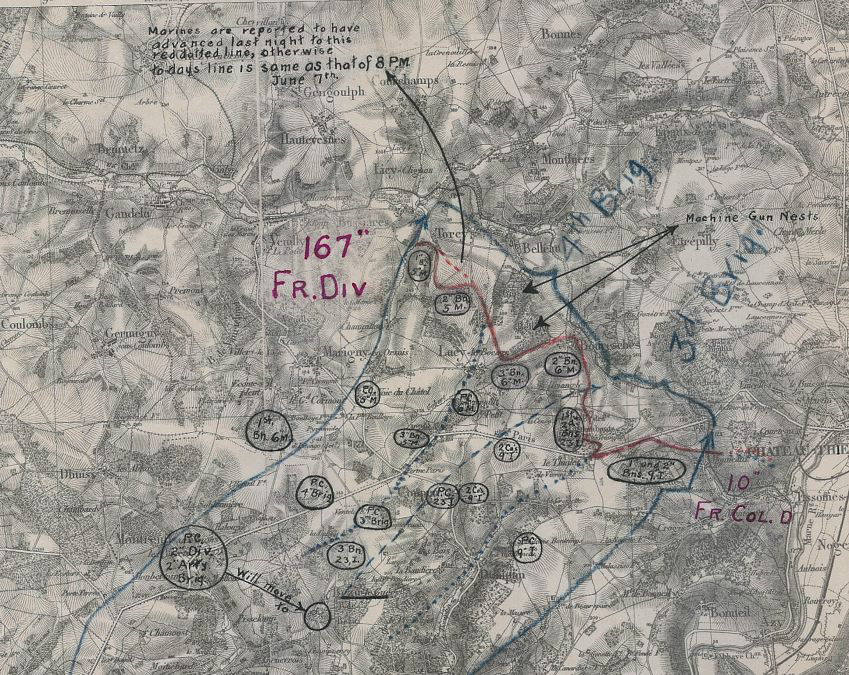 WWI Map Background