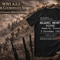 BLANC MONT RIDGE WWI | U.S. Marines | AEF Sector Series | Softstyle T-Shirt